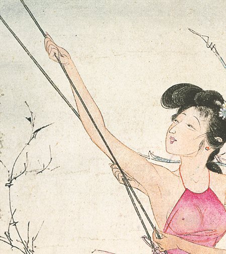 崇礼-胡也佛的仕女画和最知名的金瓶梅秘戏图